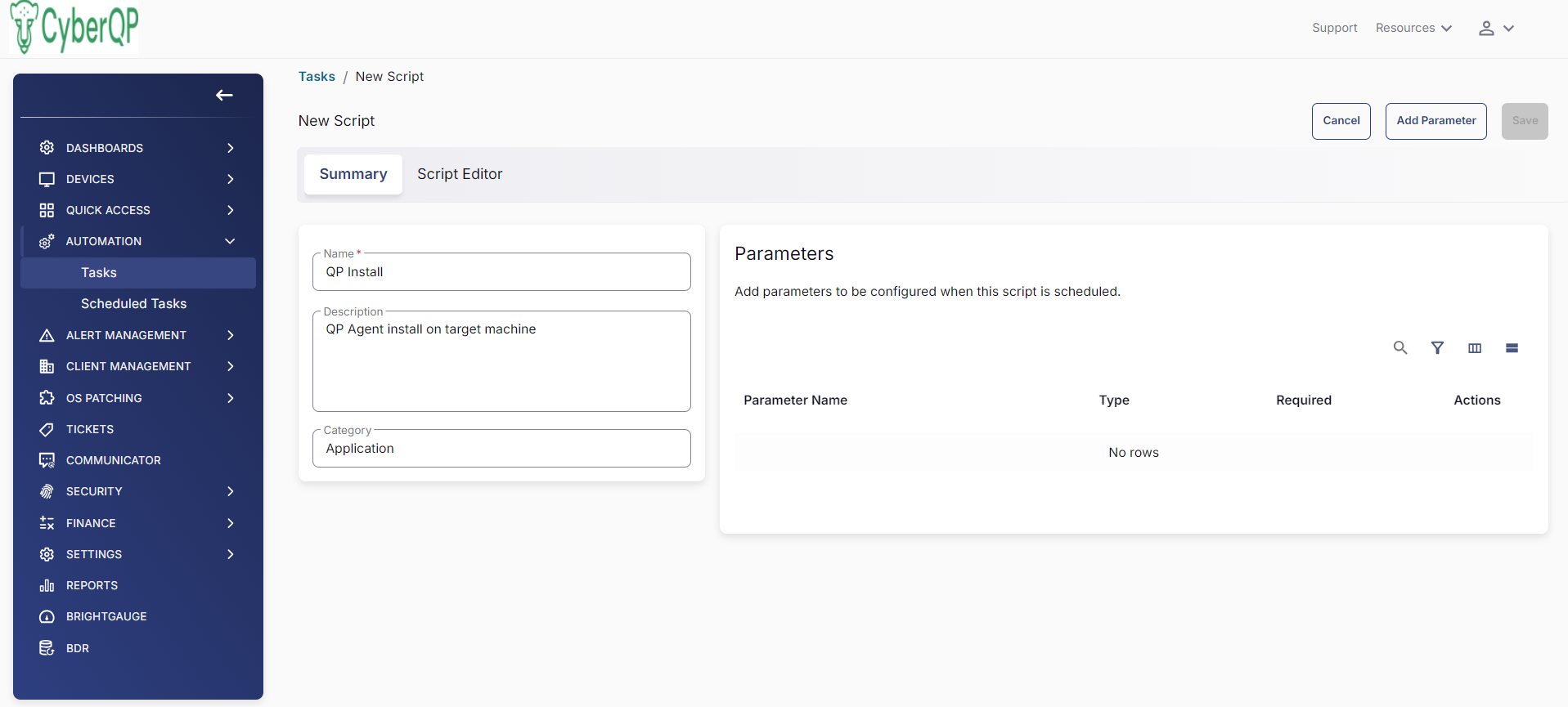 Deploy Quickpass Agent using Connectwise RMM – CyberQP