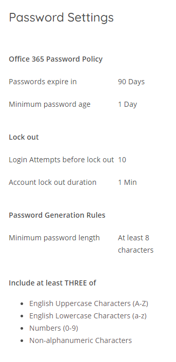 setup app password office 365